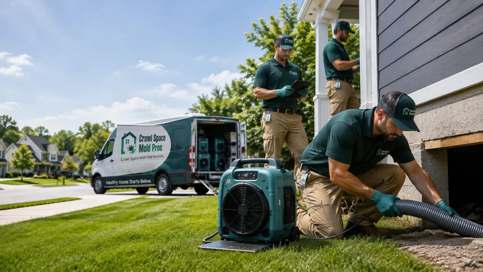 Crawl Space Mold Removal in Willard, KY